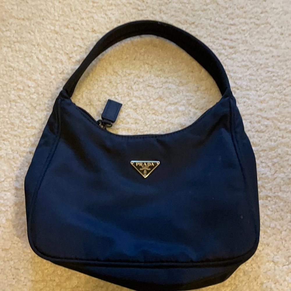 Authentic Prada Nylon hobo purse